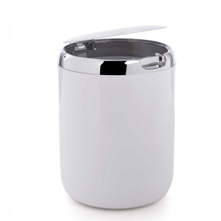 PASIFIK WASTE BIN 3LT WHITE PLASTIC LID