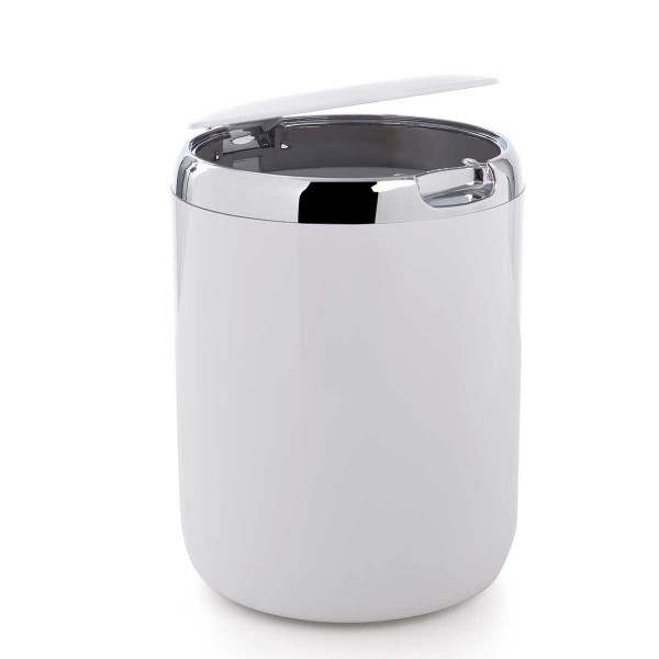 PASIFIK WASTE BIN 3LT WHITE PLASTIC LID