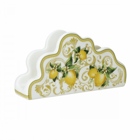 I LIMONI NAPKIN HOLDER PORCELAIN