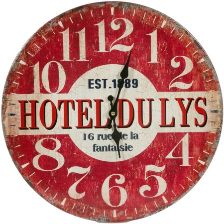 DU LYS WALL CLOCK 40CM METAL