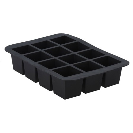 ICE CUBES TRAY 12PCS GREY PLASTIC