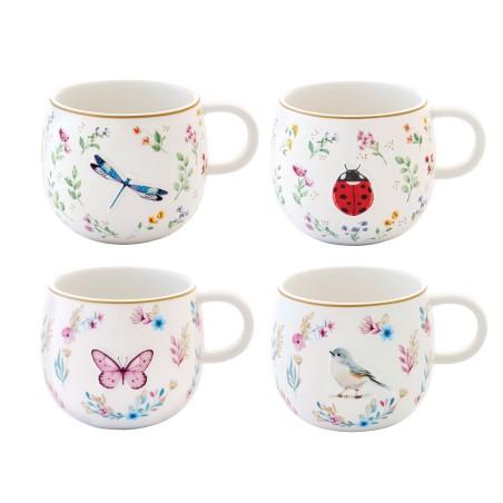 FANCY GARDEN ΚΟΥΠΑ 400ML ΣΕ 4  ΣΧΕΔΙΑ ΠΟΡΣΕΛΑΝΗ