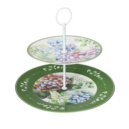 FLORA PORCELAIN 2TIER STAND