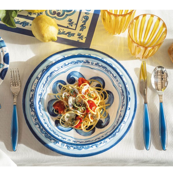 BLUES DINNER PLATE 27,5CM MELAMINE