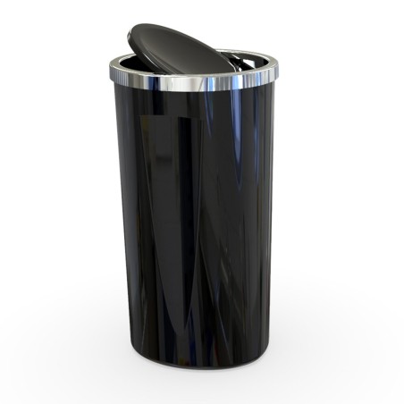 LENOX ΜΑΥΡΟΣ ΚΑΔΟΣ 35LT ΠΛΑΣΤΙΚΟ