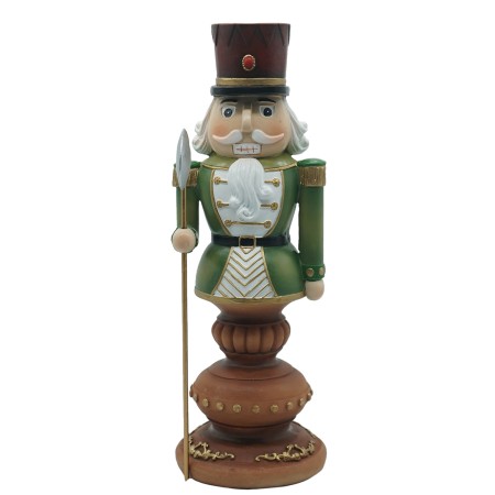 NUTCRACKER ΠΡΑΣΙΝΟΣ 10X9X25CM ΔΙΑΚΟΣΜ. ΠΟΛΥΡΕΖ.