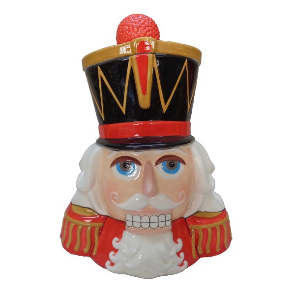 OFFICER VASE WITH LID 23,7X17,9X29,9CM