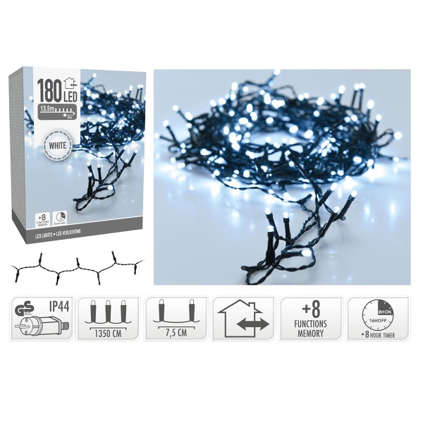 LED 180 WHITE LIGHTS OUTDOOR 3 MTR