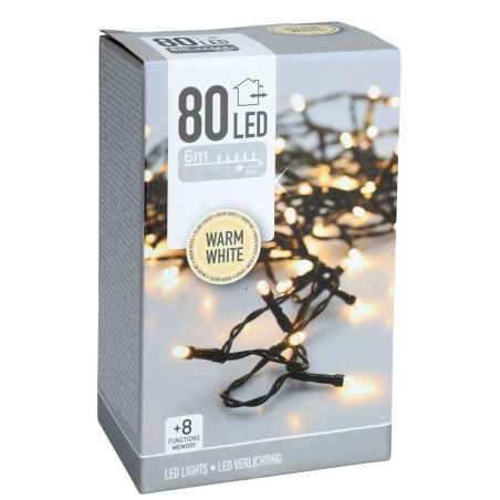 LED 80 ΘΕΡΜΟ ΦΩΣ ΛΑΜΠΑΚΙΑ ΕΞΩΤΕΡΙΚΟΥ ΧΩΡΟΥ 3 ΜΕΤΡΑ
