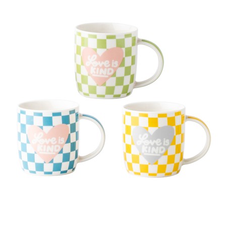 MUG LOVE IS KIND NEW BONE CHINA 350 ml