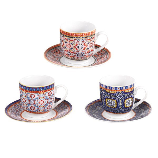ALICANTE TEA CUP&SAUCER 180ML PORCELAIN