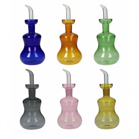SILHOUETTE GLASS CRUET 6 COLORS