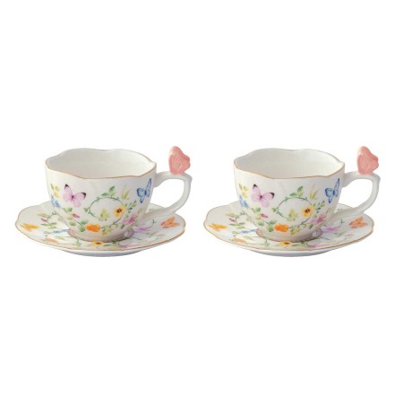 DANCING BUTTERFLIES ΣΕΤ 2 ΦΛΥΤΖΑΝΙ ΚΑΦΕ 120ML ΠΟΡΣ
