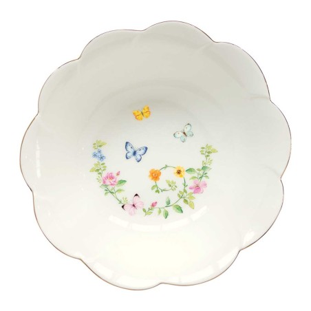 DANCING BUTTERFLIES SOUP PLATE 20CM PORCELAIN
