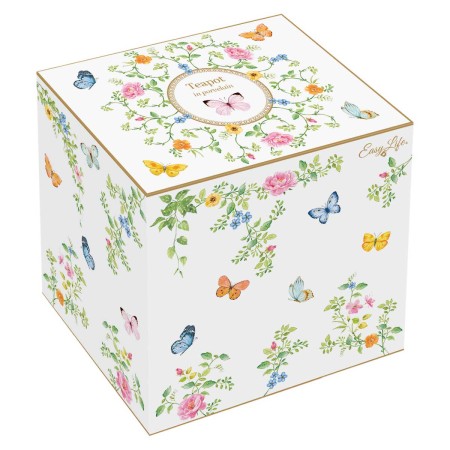 DANCING BUTTERFLIES TEAPOT 900ML PORCELAIN 2