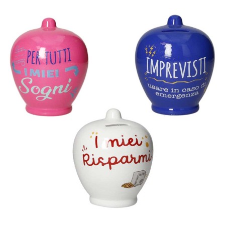 CLASSIC MONEY BOX PINK/WHITE/BLUE DOLOMITE