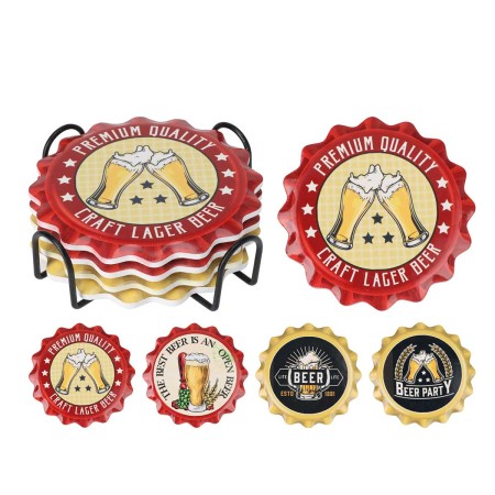 BEER ΣΕΤ 4 ΤΕΜ. ΣΟΥΒΕΡ 11ΕΚ. ΣΕ ΒΑΣΗ ΚΕΡΑΜΙΚΟ