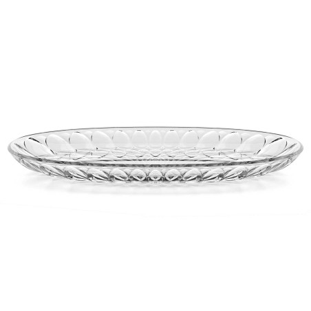 VANITY TRAY OVAL 32X19,5 CLEAR ACRYLIC