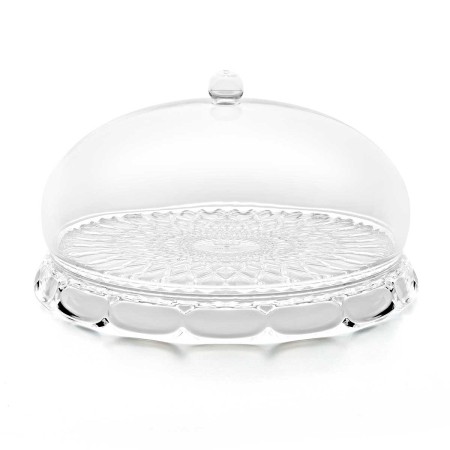 VANITY CAKE SERVING SET 30CM CLEAR ACRYLIC 2