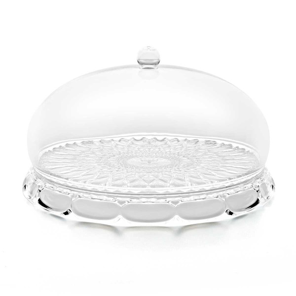 VANITY CAKE SERVING SET 30CM CLEAR ACRYLIC