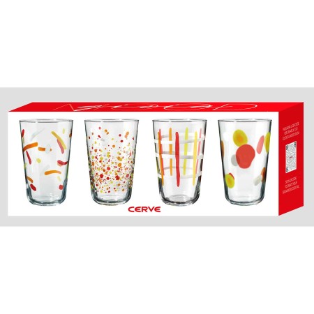 MOOD GIOIA SET 4PCS GLASS LONGDRING TUMBLER 400ML 2