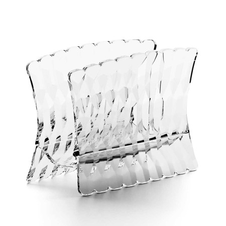 VANITY TABLE NAPKIN HOLDER CLEAR ACRYLIC