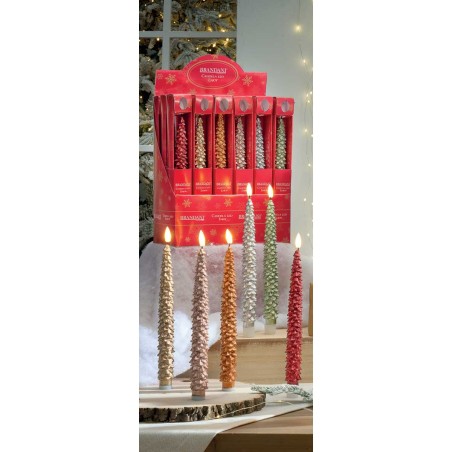CHRISTMAS TREE ΚΕΡΙ LED 6 ΧΡΩΜ. ΣΕ DISPLAY