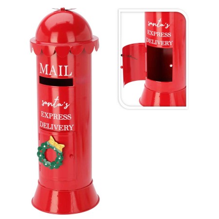 MAIL BOX XMAS DECO 19X53CM IRON