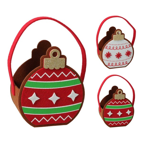 XMAS BALL ΚΑΛΑΘΙ 15ΕΚ. ΤΣΟΧΑ 2 ΣΧΕΔΙΑ