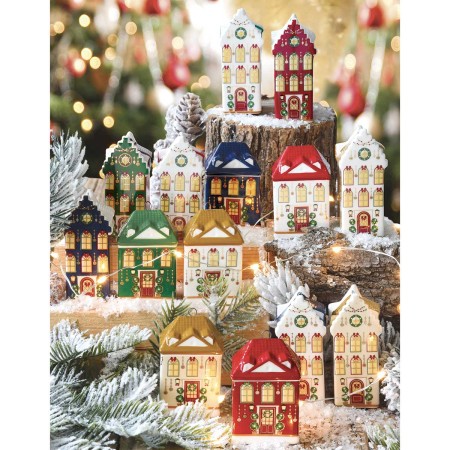 FESTIVE AVENUE ORNAMENT DISPLA 16PCS DOLOMITE 2