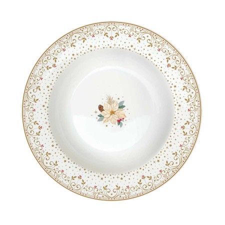WHITE ELEGANCE SOUP PLATE 21,5CM PORCELAIN