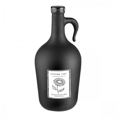 OLIVE OIL GALLON OIL BOTTLE 1500ML BLACK GLASS