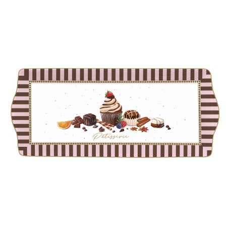 SWEET MOMENTS SERVING PLATE 35X15CM PORCELAIN