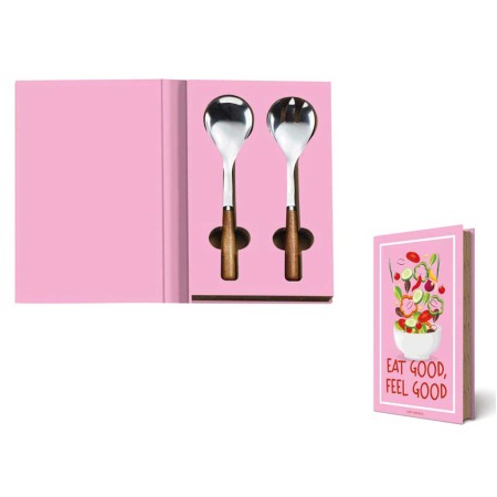 GIT NOVELS SALAD SERVERS INOX IN GIFT BOX
