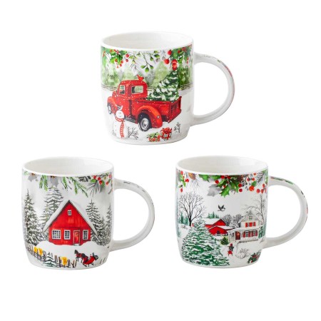 CHRISTMAS MEMORIES MUG NEW BONE CHINA 350ML