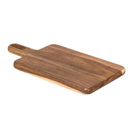 ACACIA CUTTING BOARD W/HANDLE 40X20CM