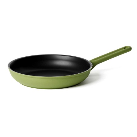 COOK&COLOR ΤΗΓΑΝΙ 28CM ΠΡΑΣΙΝΟ ΑΝΤΙΚΟΛ. ΑΛΟΥΜΙΝ.