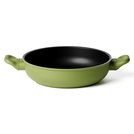 COOK&COLOR LOW CASSEROLE 28CM AVOC GREEN ALUMINIUM