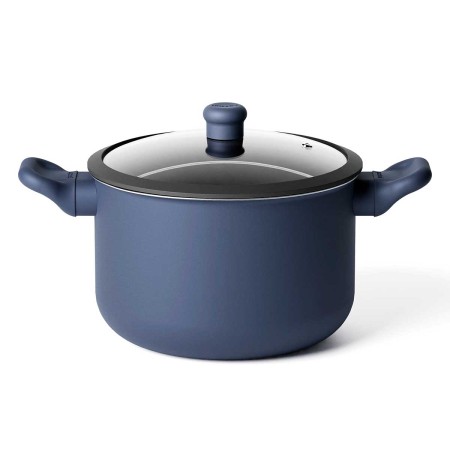 COOK&COLOR ΧΥΤΡΑ 22CM&KAΠAKI ΜΠΛΕ ΑΝΤΙΚΟΛ. ΑΛΟΥΜ.