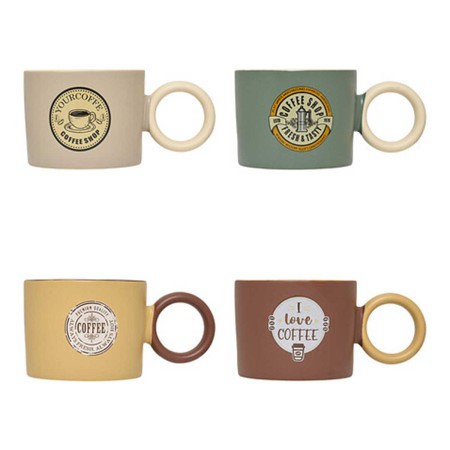 CENTRAL PERK MUG 360ML 4 COLORS STONEWARE