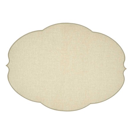 FLOWERS PLACEMAT CLAY 48X36