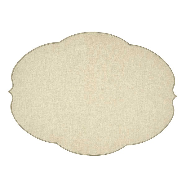 FLOWERS PLACEMAT CLAY 48X36