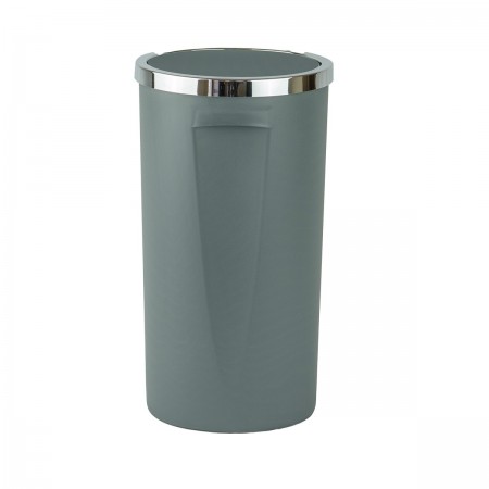 LENOX GREY WASTE BIN 35LT PLASTIC 2