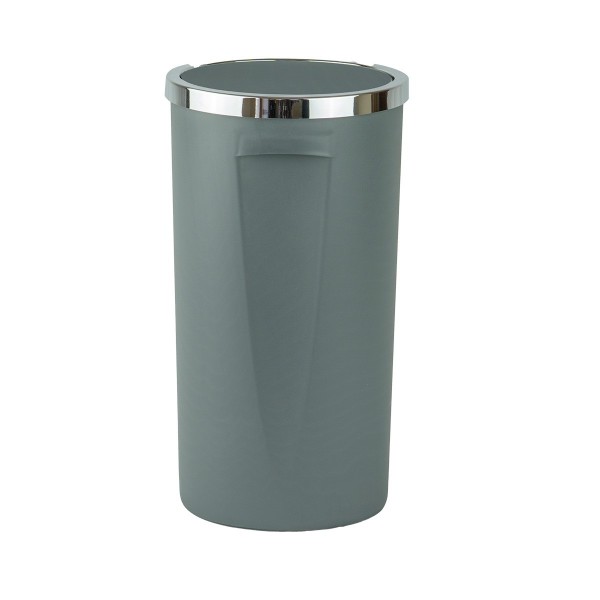 LENOX GREY WASTE BIN 35LT PLASTIC