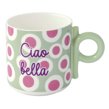 ENERGY CIAO BELLA MUG 350ML PORCELAIN