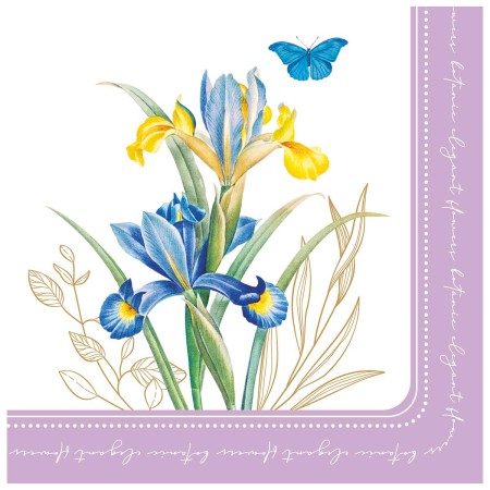 ROYAL BLOSSOM PAPER NAPKINS 33X33 PACK OF 20