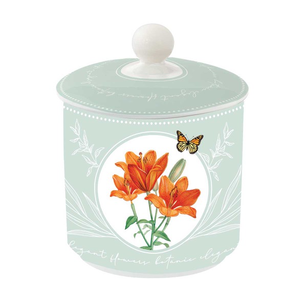 ROYAL BLOSSOM PORCELAIN COOKIE JAR 10,5X13CM