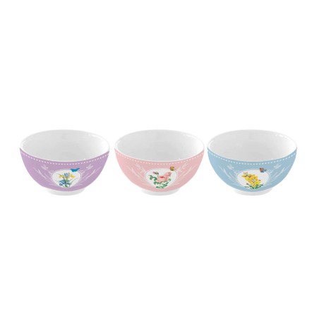 ROYAL BLOSSOM SET 3 BOWLS 9.5CM PORCELAIN