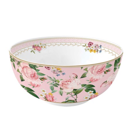 CHANT DES ROSES BOWL15CM PORCELAIN