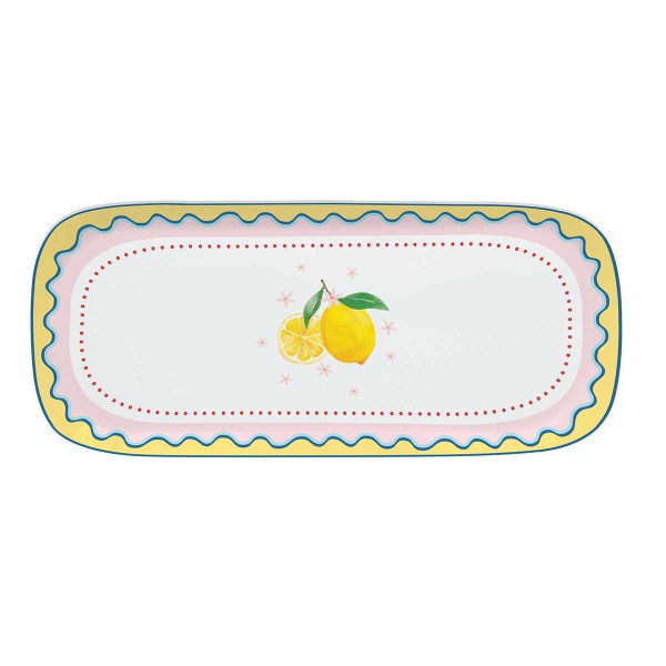 FRUIT MANIA SERVING PLATTER 40X17,5CM PORC.